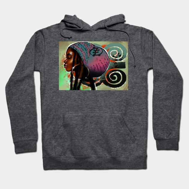 Loc’d Queen Hoodie by Timzartwork